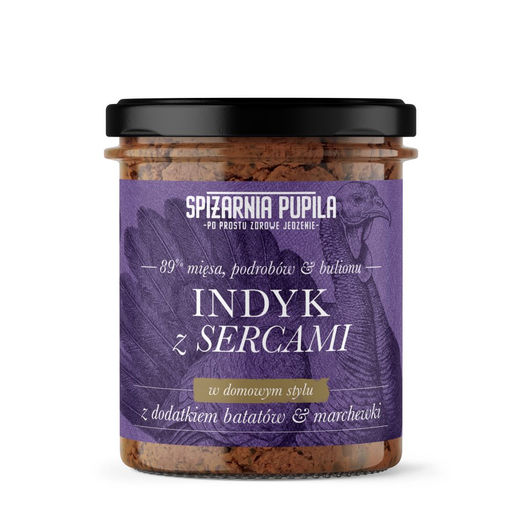 Spiżarnia Pupila Indyk z Sercami Słoik 300g