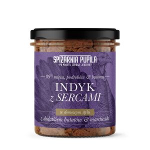 Spiżarnia Pupila Indyk z Sercami Słoik 300g